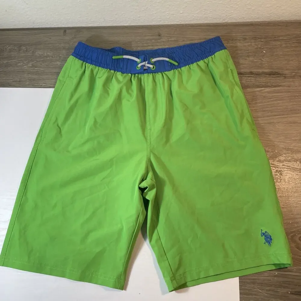 Boys Size XL 14-16 Shorts Lot Nike Athletic Mesh & US Polo Assn Swim Trunks